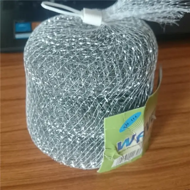 AISI 0.13mm steel scrub sponge stainless steel wire scourer metal scrubber ball making machine
