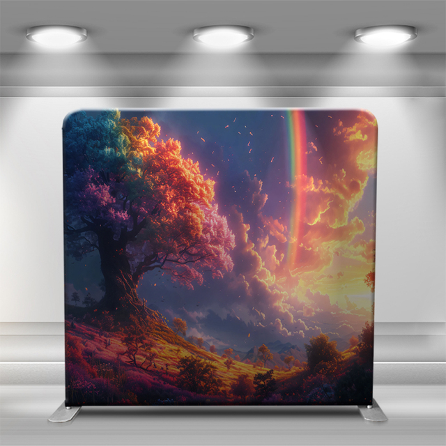 Quick Setup Product Display Banner 32mm Frame with Lightweight Fabric