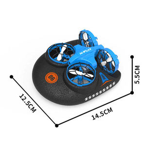 Drone <span class=keywords><strong>RC</strong></span> 3-en-1, mini-modèle d'avion avec <span class=keywords><strong>bateau</strong></span> <span class=keywords><strong>électrique</strong></span> de luxe personnalisé pour enfants, jeu en extérieur <span class=keywords><strong>mer</strong></span>/terre/air - Product Image 5