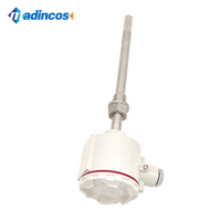 MTH500H: Aire 0-120 ℃   Sensor de Temperatura y Humedad Tipo Ducto para Altas Temperaturas, Sonda de Acero Inoxidable, Salida 4-20mA/0-5/10VDC