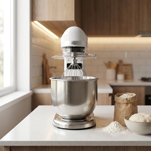 Nuova Impastatrice Professionale Commerciale da 7L per Torte, con Funzioni per Farina, Latte e Acqua, Marca OUTE, Facile da Usare, Modello 2026 - Product Image 3