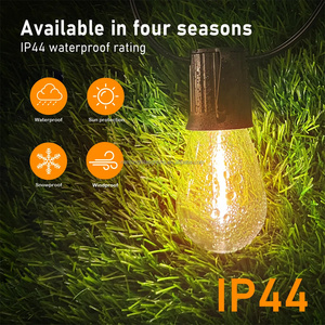 IP44 không thấm nước <span class=keywords><strong>G45</strong></span> S14 chúng tôi EU cắm 10M 10 bóng đèn E27 ổ cắm ngoài trời trong nhà kỳ nghỉ bên trang trí chuỗi đèn - Product Image 5