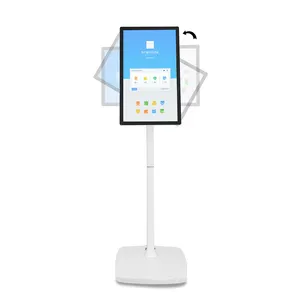 Ease to use 21.5 23.8 27 32 inch freestanding portable tv Android 12 standbyme touch panel vertical touch screen display