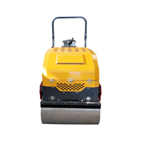 Mini-compacteur routier vibrant à double tambour de 0,8 tonne, conforme EPA EURO 5, pour le compactage du sol, livraison gratuite OEM, vente en gros fabricant