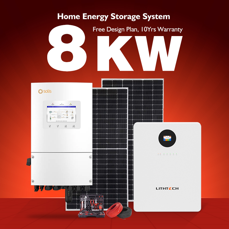 Batterie 16 kWh + Système d'onduleur triphasé 12 kW
