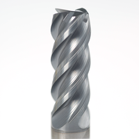 Fraise à bout en carbure de tungstène à 4 flûtes, fraise plate CNC, outil de coupe pour l'usinage de métaux normaux, prise en charge de la personnalisation OEM ODM