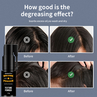 Polvo de textura Fluffy Hair Control de aceite No Greasy Styling Texturizing Spray Hair Volume Powder para hombres