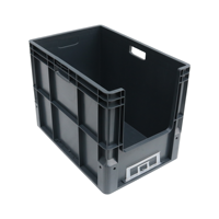 JOIN Plateaux en plastique de haute qualité bacs de rangement avant ouvert pour le stockage industriel grande caisse en plastique