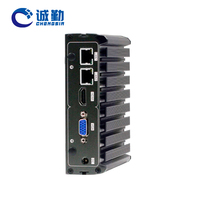 Celeron J1900 E3845 N4200 Mini computadora de escritorio Host 2 Lan Quad Core 1 * COM RJ45 VGA Barebone Fanless Industrial Nano ITX Mini PC