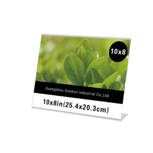 Soporte de exhibición de fotos <span class=keywords><strong>digital</strong></span> personalizado de acrílico/PS, marco pequeño para fotos <span class=keywords><strong>Polaroid</strong></span>, almacenamiento de tarjetas, soporte transparente de sobremesa para letreros. - Product Image 1