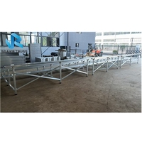 4 rangées de gradins portables en aluminium de qualité pour stades et terrains de sport en promotion