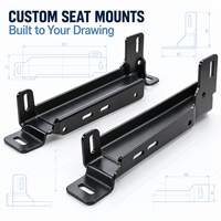 Supports de Sièges Automobiles Sur Mesure, Pièces en Tôle, Fabrication Métallique par Estampage Usiné CNC