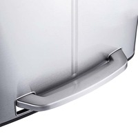 Vente en gros 10 gallons 40L acier inoxydable bureau à domicile grande poubelle de cuisine domestique structure à pédale couvercle de conteneur de stockage