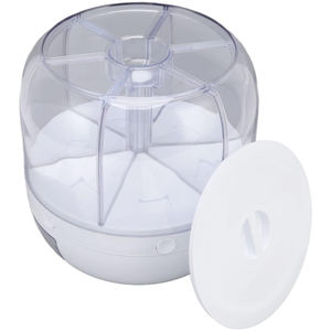 Airtight Food <b>Storage</b> <b>Container</b> 360 Degree Grain Dispenser with Freshness Preservation White 3-6L Capacity for <b>Kitchen</b> Use - Product Image 5