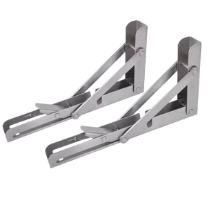 Étagère murale triangulaire pliable réglable à 90 degrés en acier inoxydable, support de plaque Billy Layer estampé - Product Image 2