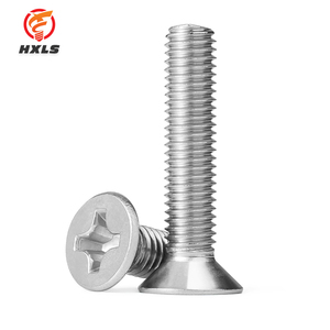 DIN 965 ANSI b18.6.3f <span class=keywords><strong>UNC</strong></span> A2-70 Máy Vít 304/316 thép không gỉ chéo countersunk Đầu phẳng đầu M3 M4 M8 10mm 3mm Metric - Product Image 2