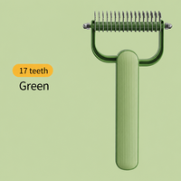 Peigne démêlant double face pour animaux de compagnie, râteau pour sous-ventre de chien et chat, brosse de toilettage pour poils longs