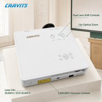 Projecteur laser professionnel CAAVITS 7100 lumens WUXGA 1920x1200 3LCD pour l'éducation, les salles de conférence, projecteur pour salle de réunion