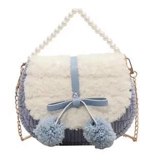 DIY Material Yarn Kit Crochet Needle Knitting Kit Hand Woven Material Cross Kits Handmade Bag