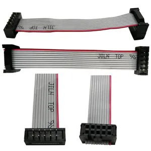 Ordinario IDC 2,0 gris 2,54mm idc perforado conector de cable plano