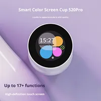 Penyelamat Layar Cangkir Proyeksi Digital AI Lintas Batas, Pengingat Minum Air Berbasis Suhu, Speaker Bluetooth, Kesehatan