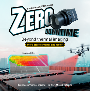 Shutterloze 640x512 digitale zoom 1.0X-8.0X 19mm NETD ≤ 40mK drone thermische <span class=keywords><strong>camera</strong></span> voor nachtzichtbeelden Contrastech - Product Image 5