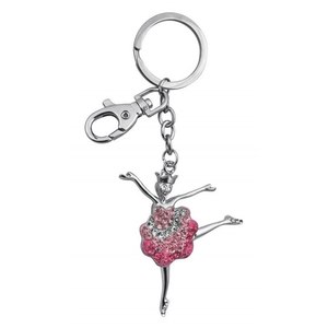 Portachiavi con Ciondolo Ballerina alla Moda e Charm Senza Scatola, Elegante Accessorio Iconico del Danzatore - Product Image 2