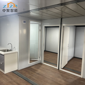 Pabrik rumah kontainer baja 20ft awet Modern harga rendah pabrikan rumah kontainer yang dapat diperbesar dengan 2 3 4 kamar tidur untuk penggunaan <span class=keywords><strong>Hotel</strong></span> - Product Image 4