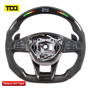Volant en carbone TDD LED pour Benz W213 W204 S500 S320 S300 E200 E300 E320 E350 E43 E63 E53 E500 Amg Volant LED - Product Image 2
