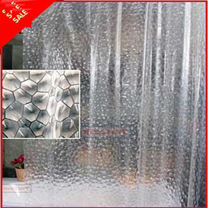 100% PEVA imperméable à l'eau inodore antirouille œillets en métal anti-moisissure en relief bulle <span class=keywords><strong>rideau</strong></span> <span class=keywords><strong>de</strong></span> <span class=keywords><strong>douche</strong></span> avec aimants pondérés - Product Image 6