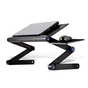 Cheap price Aluminium Alloy Laptop Desk Folding Portable Laptop Table Notebook Desk Table Stand Bed Sofa Desk Tray Book Holder