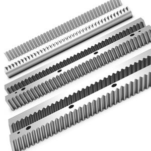 Factory Customized Rack Four-sided Precision Grinding Pinion Rack Pinion Track Hard Tooth Surface Straight Rack