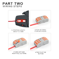 Conector de Cable Compacto Universal SPL-1, Bloque de Terminales de Empalme para Conectores de un Solo Hilo