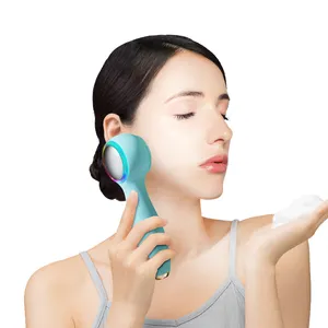 Escova de limpeza facial sônica VR, escova de silicone para massagem facial, à prova d'água, ideal para uso em massagem e vibração