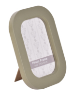 Cadre photo Morandi Khaki en MDF écologique, durable et léger, 4x6 pouces (10x15 cm), taille unique, double usage, pour table ou mur, pour la maison
