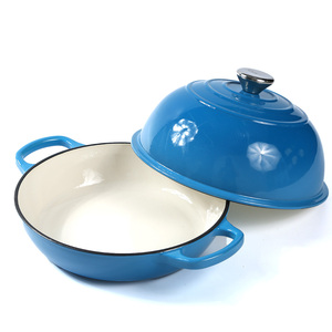 Horno holandés <span class=keywords><strong>de</strong></span> <span class=keywords><strong>hierro</strong></span> <span class=keywords><strong>fundido</strong></span> esmaltado <span class=keywords><strong>de</strong></span> primera calidad <span class=keywords><strong>para</strong></span> cacerolas <span class=keywords><strong>para</strong></span> hornear <span class=keywords><strong>pan</strong></span> Utensilios <span class=keywords><strong>de</strong></span> cocina - Product Image 4