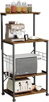 Étagère de rangement multifonctionnelle sur pied pour four à micro-ondes Rack Storage Home Kitchen Island Trolley Chariots