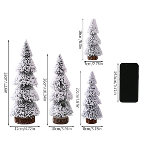 Nuovo Design Mini Albero <span class=keywords><strong>di</strong></span> <span class=keywords><strong>Natale</strong></span> Innevato Decorazione da Tavolo per Feste Collezione <span class=keywords><strong>Decorazioni</strong></span> Natalizie Nevose - Product Image 6