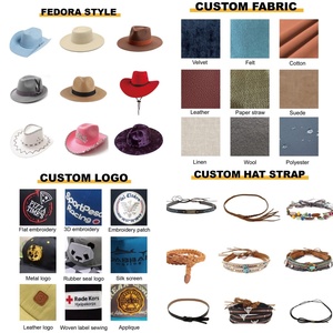 Wholesale Custom 3D Embroidery Suede Wide Brim Fedora <b>Hat</b> Unisex Vintage Boho Style Panama <b>Hat</b> with Braided Tassel <b>Band</b> - Product Image 4