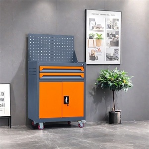 Tùy chỉnh 2-Drawer OEM công cụ giỏ hàng với SMOOTH-Glide bánh xe có thể khóa điều chỉnh chiều cao 80kg Khả năng chịu tải - Product Image 2