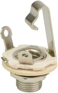 1/4 '6,35mm Mono <span class=keywords><strong>Jack</strong></span> Socket Mount Audio <span class=keywords><strong>Jack</strong></span> Adaptador de altavoz <span class=keywords><strong>Conector</strong></span> <span class=keywords><strong>para</strong></span> bajo de <span class=keywords><strong>guitarra</strong></span> eléctrica - Product Image 3