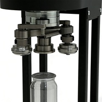 Machine manuelle de scellage de canettes, scelleuse de canettes en PET et en aluminium pour l'emballage de boissons