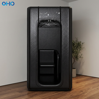 Tente de sauna gonflable portable OHO OEM personnalisée pour 1 personne, en tissu Drop Stitch DWF, sauna personnel, marque privée