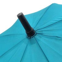Parapluie de golf manuel à ouverture complète, cadre en fibre de verre, coupe-vent, tissu pongé 190T, poignée en EVA imperméable, pour usage quotidien
