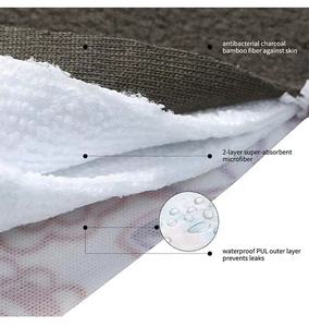 العضوية القطن منصات الطمث قابل للغسل قابلة لإعادة الاستخدام النساء فوط صحية أرخص الجملة منصات - Product Image 6