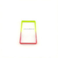 Étui transparent pour cartes de crédit en TPU minimaliste arc-en-ciel avec protection RFID, compatible avec les slabs de cartes gradées P/S/A/BGS/SGC, ajustement universel, modèle tendance