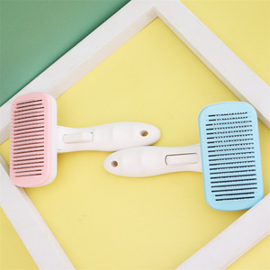 Peigne pour chat très vendu avec aiguilles en acier inoxydable, peigne pour enlever les poils d'animaux, en plastique et respectueux de la peau - Product Image 4