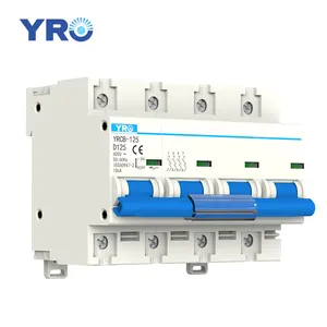 YRO 80A 100A 125A línea de producción eléctrica AC Disyuntor en miniatura 2P Icu 10KA MCB