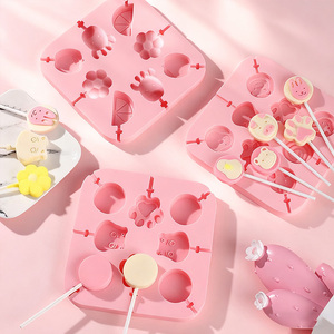 Moule en silicone de qualité alimentaire fait à la main outil de sucette de dessin animé créatif bricolage formes de papillons animaux-pour bâtonnets de <span class=keywords><strong>fromage</strong></span> bonbons - Product Image 4