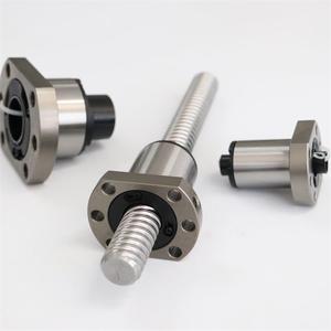 Husillo de bolas de precisión SFU1204 de 350 mm C7 con brida y rodamiento para equipos de comunicación - Product Image 1